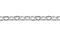 Flat Cable Link Chain 1.3mm Sterling Silver (Priced per Foot) -